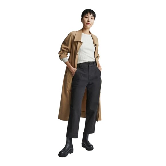 Everlane The Organic Straight Leg Pant Pants Black - Picture 3 of 13